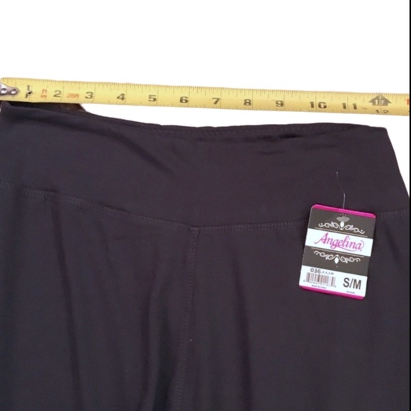 Angelina Black Jogger Leggings New With Tags Size S or M - Picture 6 of 8